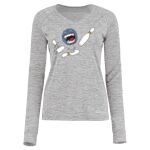 Women's Electrify CoolCore® Long Sleeve V-Neck T-Shirt Thumbnail