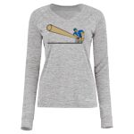 Women's Electrify CoolCore® Long Sleeve V-Neck T-Shirt Thumbnail