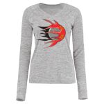 Women's Electrify CoolCore® Long Sleeve V-Neck T-Shirt Thumbnail