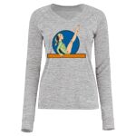 Women's Electrify CoolCore® Long Sleeve V-Neck T-Shirt Thumbnail