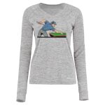 Women's Electrify CoolCore® Long Sleeve V-Neck T-Shirt Thumbnail