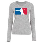 Women's Electrify CoolCore® Long Sleeve V-Neck T-Shirt Thumbnail