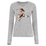 Women's Electrify CoolCore® Long Sleeve V-Neck T-Shirt Thumbnail