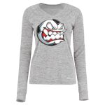 Women's Electrify CoolCore® Long Sleeve V-Neck T-Shirt Thumbnail