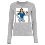 Women's Electrify CoolCore® Long Sleeve V-Neck T-Shirt Thumbnail