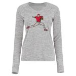 Women's Electrify CoolCore® Long Sleeve V-Neck T-Shirt Thumbnail