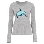 Women's Electrify CoolCore® Long Sleeve V-Neck T-Shirt Thumbnail