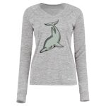 Women's Electrify CoolCore® Long Sleeve V-Neck T-Shirt Thumbnail