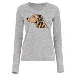 Women's Electrify CoolCore® Long Sleeve V-Neck T-Shirt Thumbnail