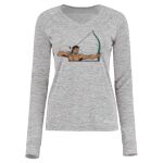 Women's Electrify CoolCore® Long Sleeve V-Neck T-Shirt Thumbnail