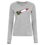 Women's Electrify CoolCore® Long Sleeve V-Neck T-Shirt Thumbnail