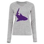 Women's Electrify CoolCore® Long Sleeve V-Neck T-Shirt Thumbnail