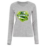 Women's Electrify CoolCore® Long Sleeve V-Neck T-Shirt Thumbnail