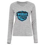 Women's Electrify CoolCore® Long Sleeve V-Neck T-Shirt Thumbnail