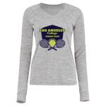 Women's Electrify CoolCore® Long Sleeve V-Neck T-Shirt Thumbnail