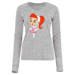 Women's Electrify CoolCore® Long Sleeve V-Neck T-Shirt Thumbnail