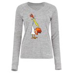 Women's Electrify CoolCore® Long Sleeve V-Neck T-Shirt Thumbnail