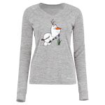 Women's Electrify CoolCore® Long Sleeve V-Neck T-Shirt Thumbnail