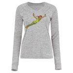 Women's Electrify CoolCore® Long Sleeve V-Neck T-Shirt Thumbnail