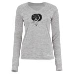 Women's Electrify CoolCore® Long Sleeve V-Neck T-Shirt Thumbnail