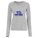 Women's Electrify CoolCore® Long Sleeve V-Neck T-Shirt Thumbnail