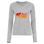 Women's Electrify CoolCore® Long Sleeve V-Neck T-Shirt Thumbnail