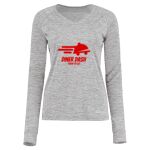 Women's Electrify CoolCore® Long Sleeve V-Neck T-Shirt Thumbnail