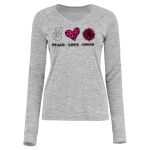 Women's Electrify CoolCore® Long Sleeve V-Neck T-Shirt Thumbnail