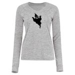 Women's Electrify CoolCore® Long Sleeve V-Neck T-Shirt Thumbnail