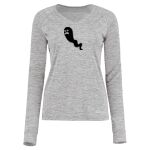 Women's Electrify CoolCore® Long Sleeve V-Neck T-Shirt Thumbnail