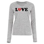 Women's Electrify CoolCore® Long Sleeve V-Neck T-Shirt Thumbnail