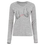 Women's Electrify CoolCore® Long Sleeve V-Neck T-Shirt Thumbnail