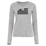 Women's Electrify CoolCore® Long Sleeve V-Neck T-Shirt Thumbnail