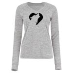 Women's Electrify CoolCore® Long Sleeve V-Neck T-Shirt Thumbnail