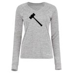 Women's Electrify CoolCore® Long Sleeve V-Neck T-Shirt Thumbnail