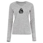 Women's Electrify CoolCore® Long Sleeve V-Neck T-Shirt Thumbnail