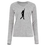 Women's Electrify CoolCore® Long Sleeve V-Neck T-Shirt Thumbnail