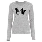 Women's Electrify CoolCore® Long Sleeve V-Neck T-Shirt Thumbnail