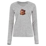 Women's Electrify CoolCore® Long Sleeve V-Neck T-Shirt Thumbnail