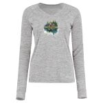 Women's Electrify CoolCore® Long Sleeve V-Neck T-Shirt Thumbnail