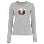 Women's Electrify CoolCore® Long Sleeve V-Neck T-Shirt Thumbnail