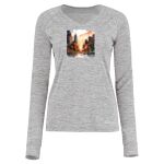 Women's Electrify CoolCore® Long Sleeve V-Neck T-Shirt Thumbnail