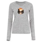 Women's Electrify CoolCore® Long Sleeve V-Neck T-Shirt Thumbnail