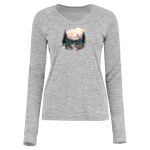 Women's Electrify CoolCore® Long Sleeve V-Neck T-Shirt Thumbnail