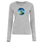 Women's Electrify CoolCore® Long Sleeve V-Neck T-Shirt Thumbnail