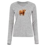 Women's Electrify CoolCore® Long Sleeve V-Neck T-Shirt Thumbnail