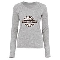 Women's Electrify CoolCore® Long Sleeve V-Neck T-Shirt Thumbnail