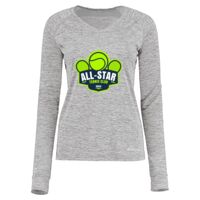 Women's Electrify CoolCore® Long Sleeve V-Neck T-Shirt Thumbnail