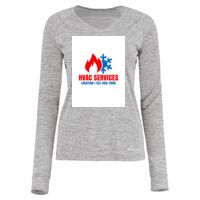 Women's Electrify CoolCore® Long Sleeve V-Neck T-Shirt Thumbnail