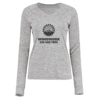 Women's Electrify CoolCore® Long Sleeve V-Neck T-Shirt Thumbnail